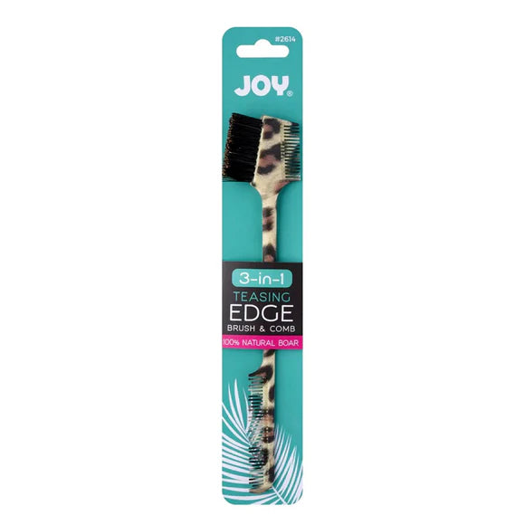 3-in-1 Teasing Edge Brush & Comb-Assorted Colors