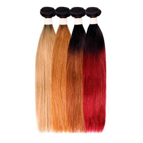 Aliba Unprocessed Brazilian Virgin Remy Human Hair Weave Natural Straight (2 Tone Colors) Find Your New Look Today!