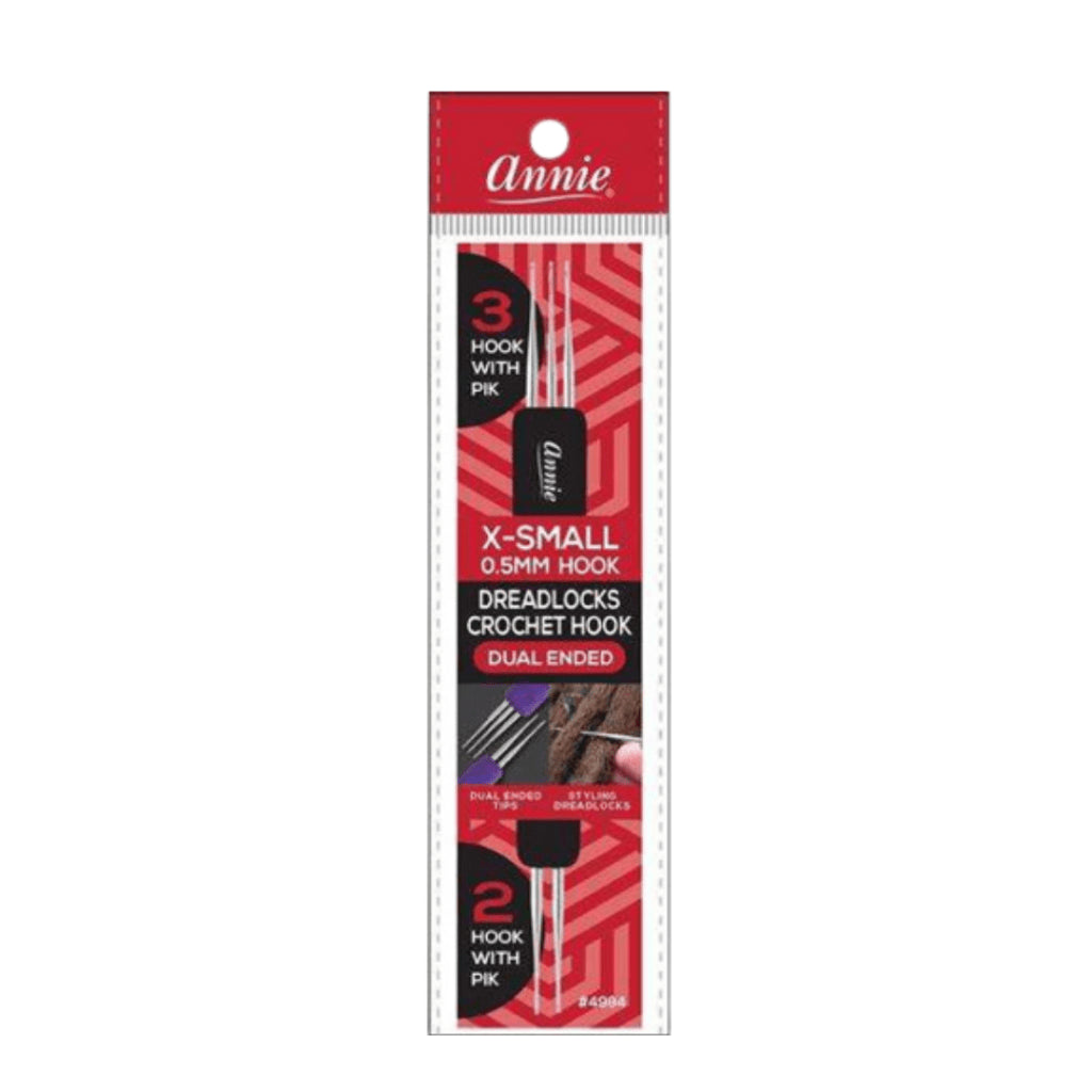 Annie X-Small 0.5MM hook DreadLocks Crochet Hook-Assorted Colors