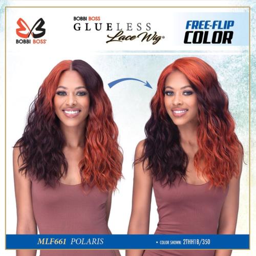 Bobbi Boss HD Lace Front Wig Glueless 13X6 Hand-Tied Deep Lace MLF661 Polaris Find Your New Look Today!