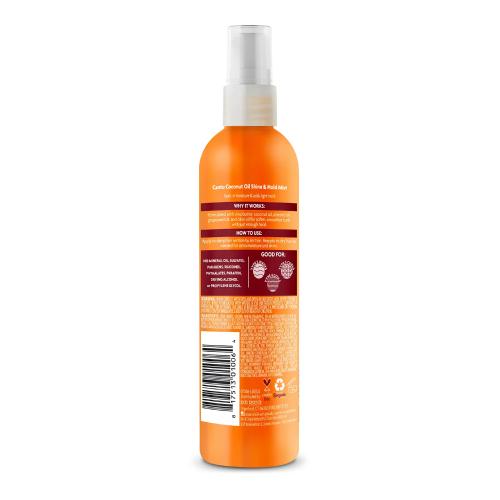 Cantu Shea Butter Coconut Oil Shine & Hold Mist 8oz/ 237ml Find Your New Look Today!