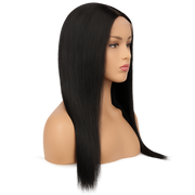 13x4 Human Hair Lace Front Straight Wig – Natural Color, 20 Inch, High-Density