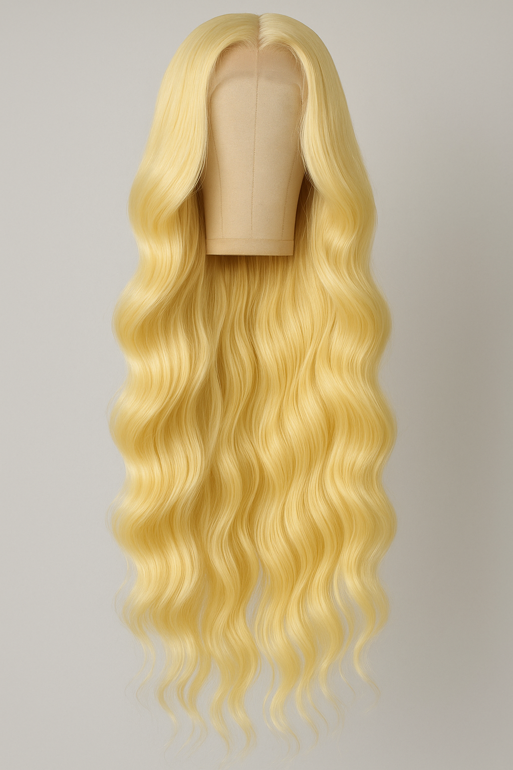13x4 HD Lace Front Human Hair Wig – 32 Inch Body Wave, Color 613, High Density