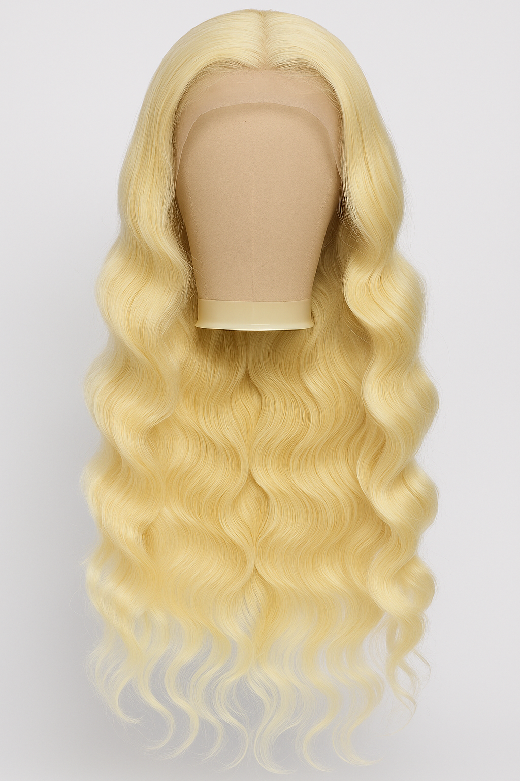 13x4 HD Lace Front Human Hair Wig – 28 Inch Body Wave, Color 613, High Density