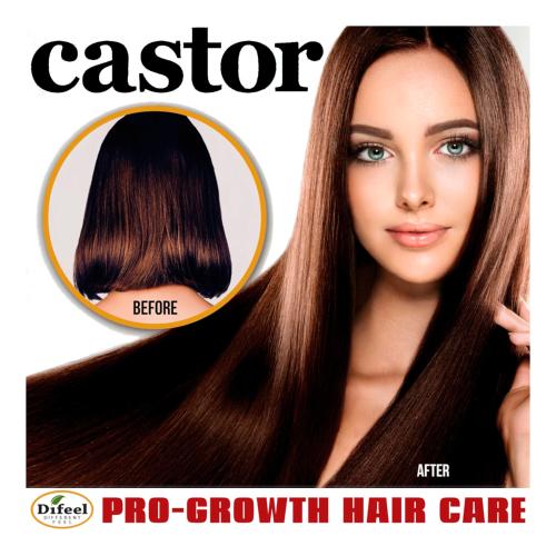 Difeel Castor Pro-Growth Premium Hair Oil 2.5 oz Find Your New Look Today!