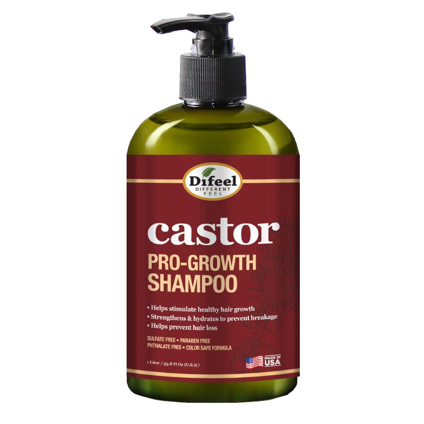 Difeel Castor Pro-Growth Shampoo 12 oz Find Your New Look Today!