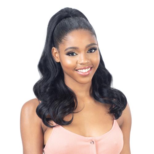 FreeTress Equal Drawstring Ponytail Natural Me Natural Bouncy Curl Find Your New Look Today!