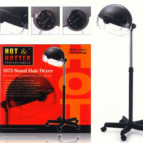 HOT&HOTTER 1875 Stand Hair Dryer Find Your New Look Today!