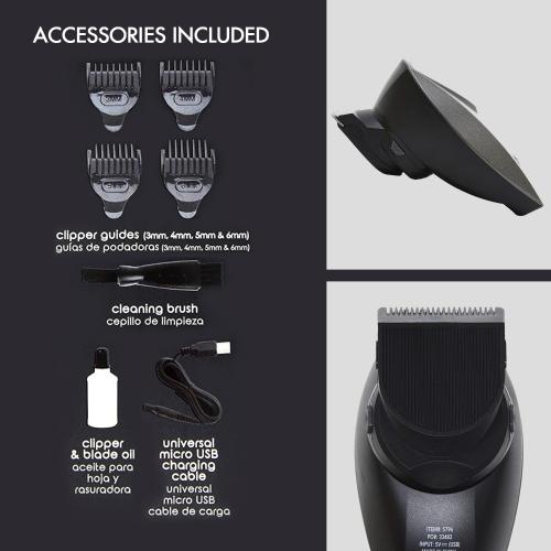 Hot n Hotter Rechargeable 360 Rotating Head Self-Haircutter Find Your New Look Today!