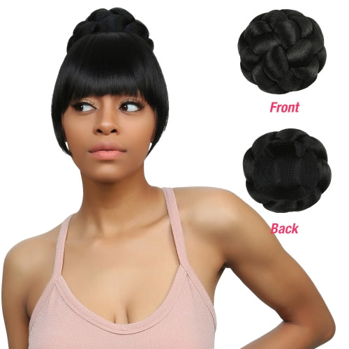 Instant Glitz Sweet Rolls Fringe Bang & Bun (French Cruller M) 2pcs Find Your New Look Today!