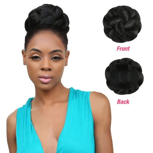 Instant Glitz Synthetic Hair Bun Sweet Rolls French Cruller (L) Find Your New Look Today!