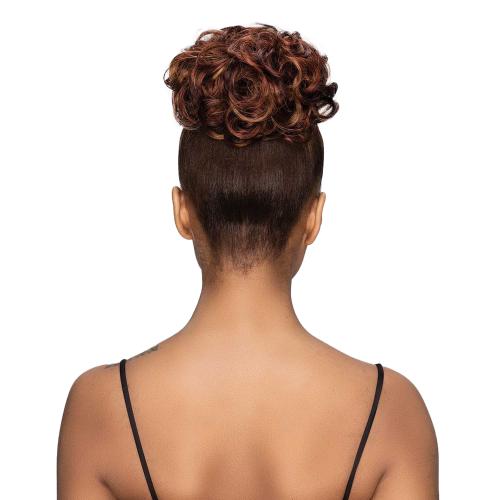 Janet Collection Human Hair Blend Bun Remy Illusion Scrunch Tendril Find Your New Look Today!