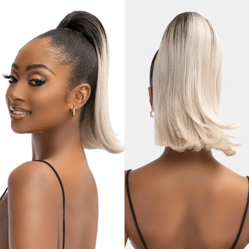 Janet Collection Human Hair Prime Unimix Ponytail Remy Illusion Pony Tigereye Find Your New Look Today!