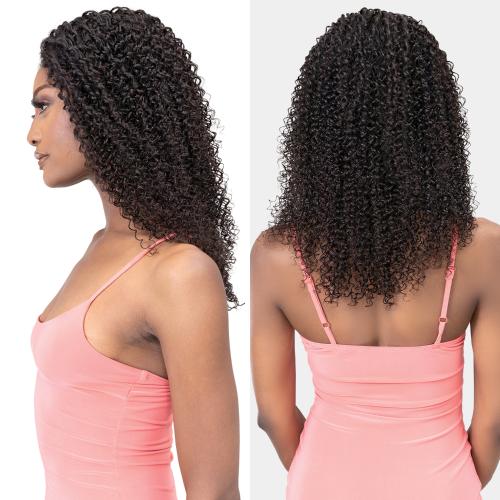 Janet Collection Natural Virgin Remy Indian Hair HD Swiss Lace Front Wig Luscious Wet N Wavy Bohemian Find Your New Look Today!