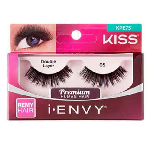 Kiss i-ENVY Double Layered Human Hair Eyelashes Find Your New Look Today!