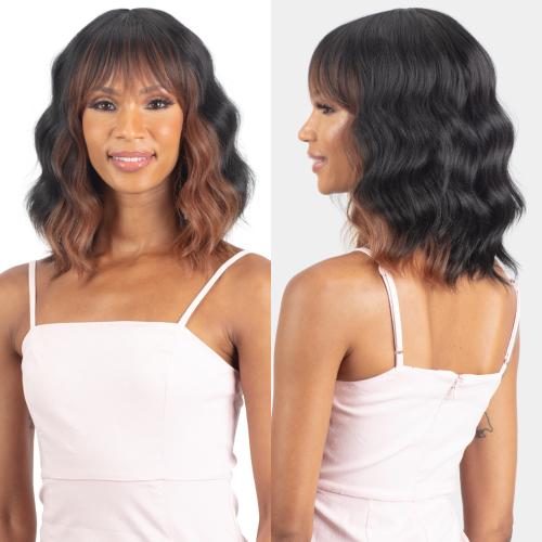 Mayde Beauty Human Hair Blend Wig Mocha Delight Find Your New Look Today!