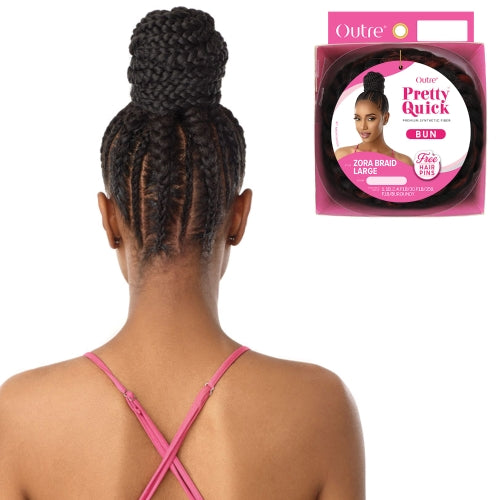 Outre Pretty Quick Bun Zora Braid Large Find Your New Look Today!