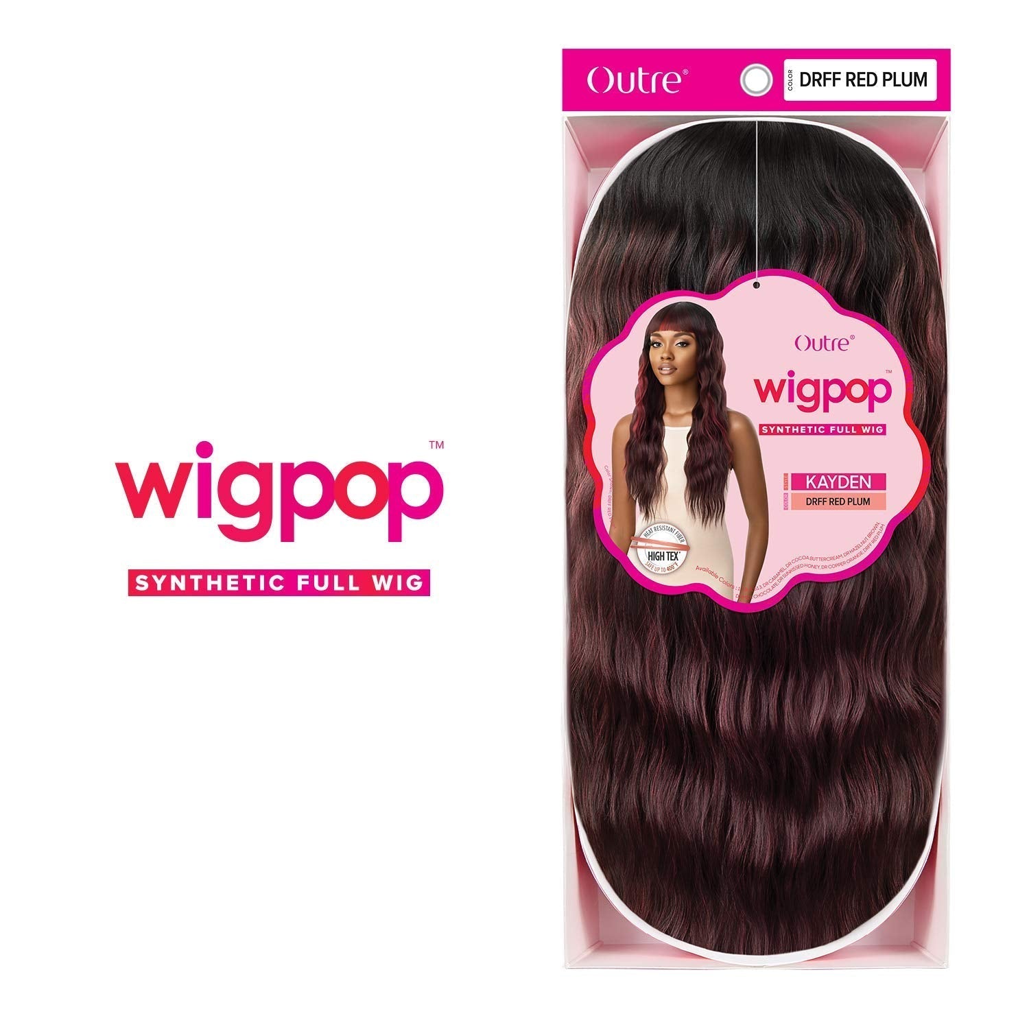 Outre Wigpop Synthetic Full Wig - KAYDEN (1 Jet Black) Find Your New Look Today!