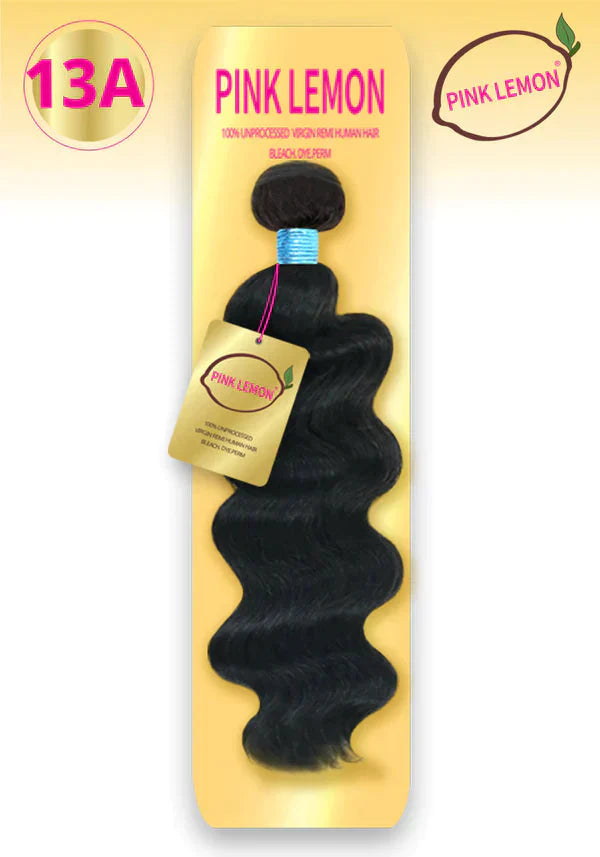 PINK LEMON - 100% 13A VIRGIN HAIR BUNDLE BLEACH, DYE, PERM (LOOSE WAVE) Find Your New Look Today!