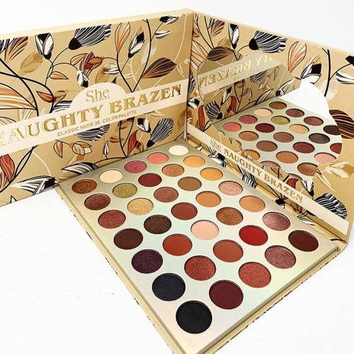 S.he Makeup Naughty Brazen Classic Nude Eyeshadow Palette 35 Colors Find Your New Look Today!