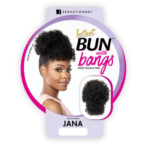 Sensationnel Instant Bun With Bangs Jana Find Your New Look Today!