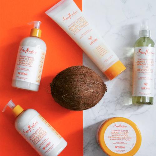 Shea Moisture Coconut Custard Make It Last Wash N'Go Curl Primer 10.3oz Find Your New Look Today!