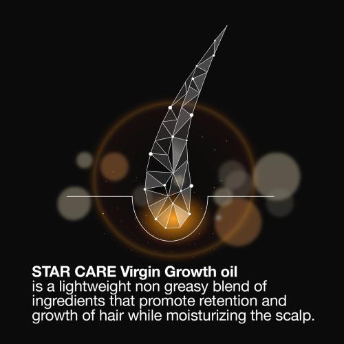 Star Care Virgin Growth Oil Retention & Growth Formula 4oz/ 116ml Find Your New Look Today!