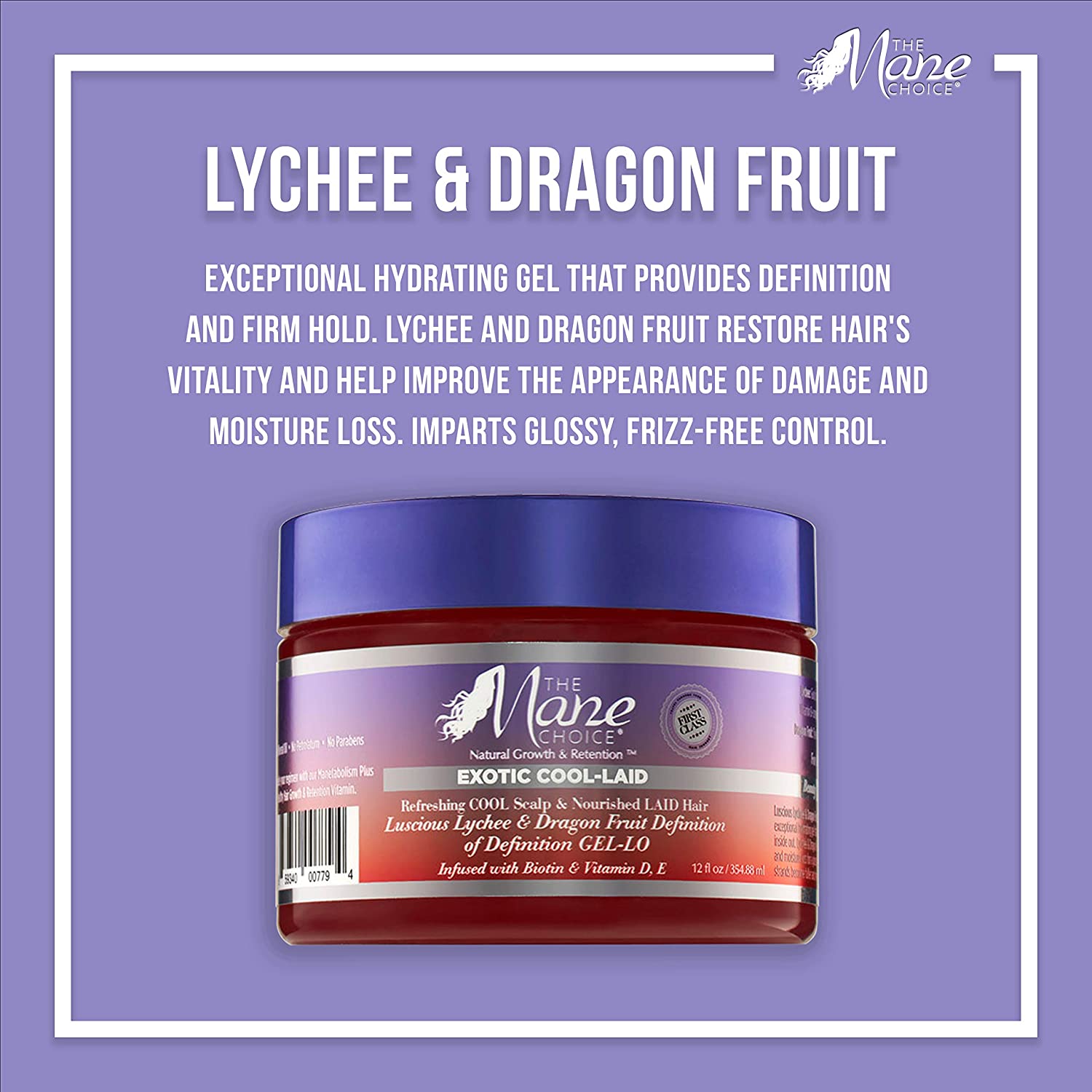 The Mane Choice Mane choice exotic cool-laid definition gel-lo luscious lychee & dragon fruit, 12 Ounce Find Your New Look Today!