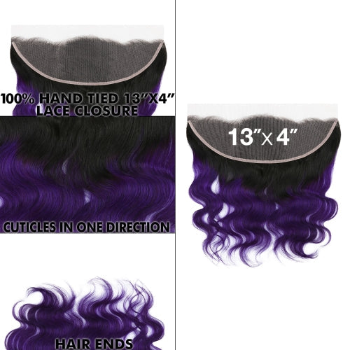 Uniq Hair 100% Virgin Human Hair Brazilian Bundle Hair Weave 13X4 Closure 7A Body #OTPURPLE Find Your New Look Today!