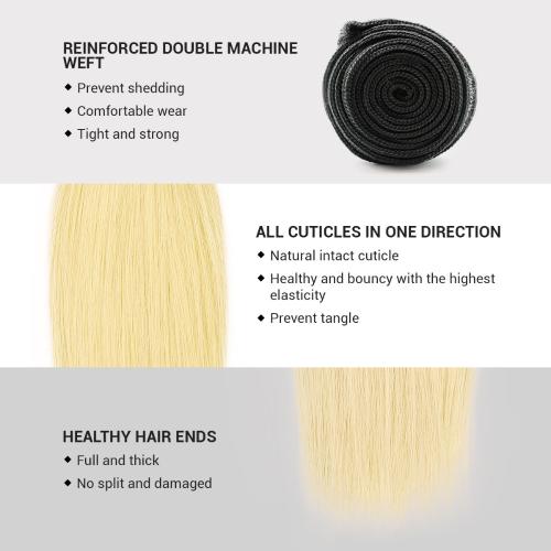 Uniq Hair 100% Virgin Human Hair Brazilian Bundle Hair Weave 7A Straight #OT613 Find Your New Look Today!