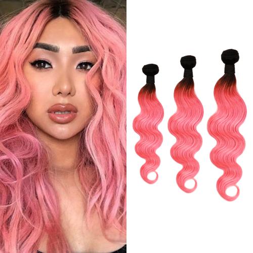 Uniq Hair 100% Virgin Human Hair Brazilian Bundle Hair Weave 9A Body #OTPINK 3Pcs Find Your New Look Today!