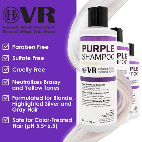 VR Purple Color Enhancing Shampoo 8oz Find Your New Look Today!