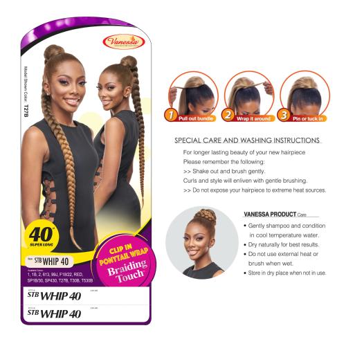 Vanessa Drawstring Ponytail Wrap Clip In Braiding Touch STB WHIP 40 Find Your New Look Today!