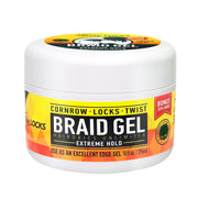 All Day Locks Braid Gel – Extreme Hold with Tea Tree Oil – 10 oz