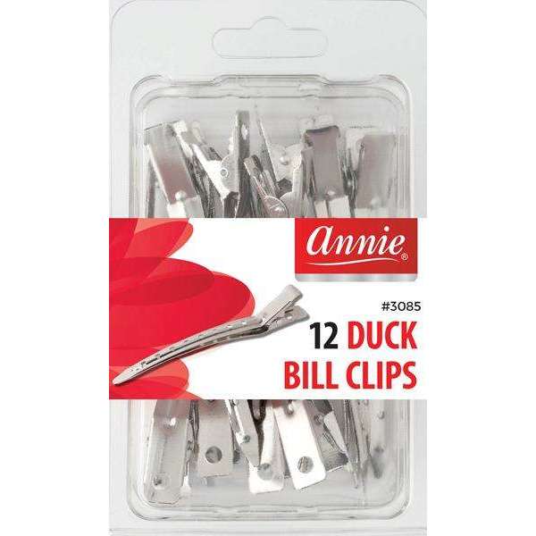 Annie 12 Duck Bill Clips