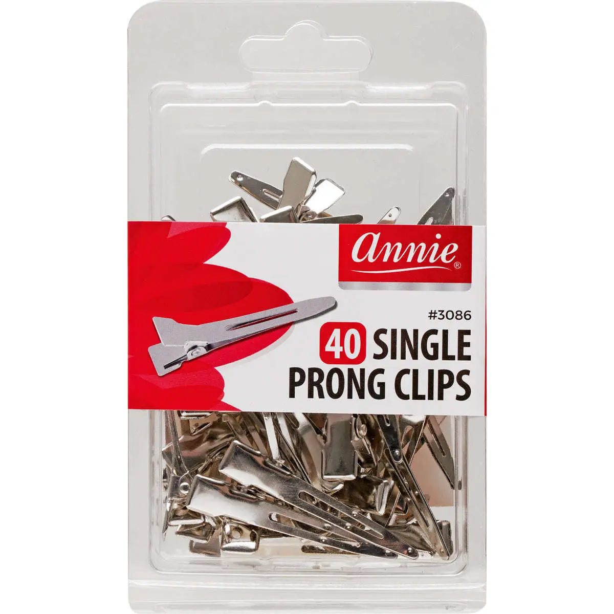 Annie 40 Single Prong Clips
