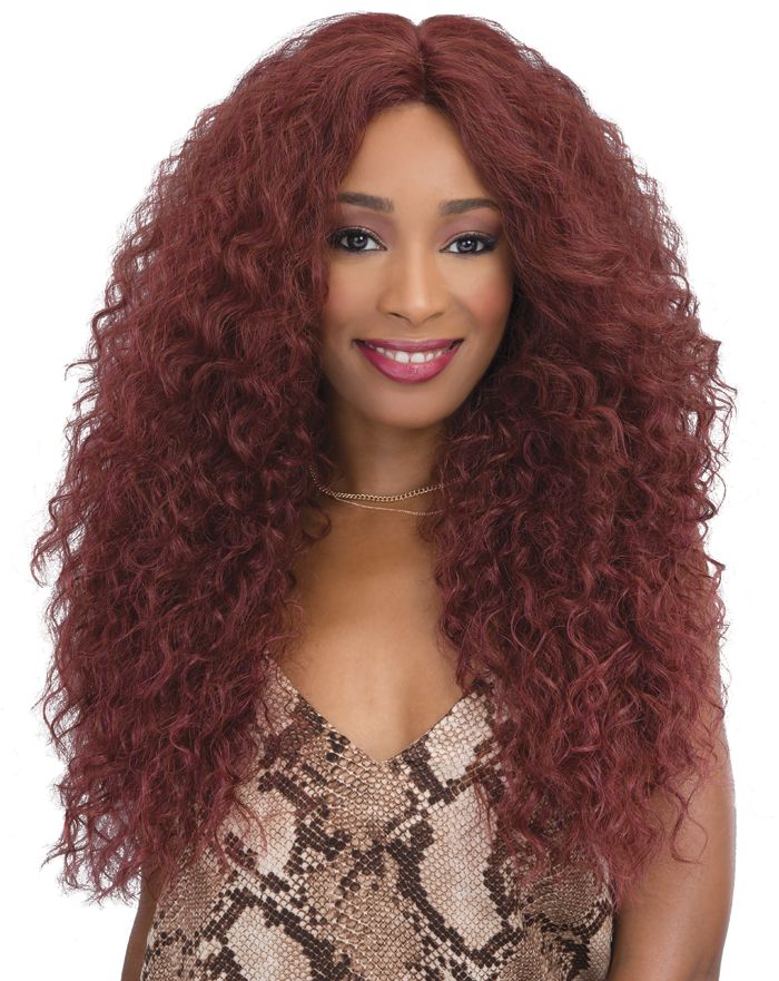 Janet Collection Natural Super Flow Deep Part Lace Front Wig CAPRI - Hollywood Beauty STL