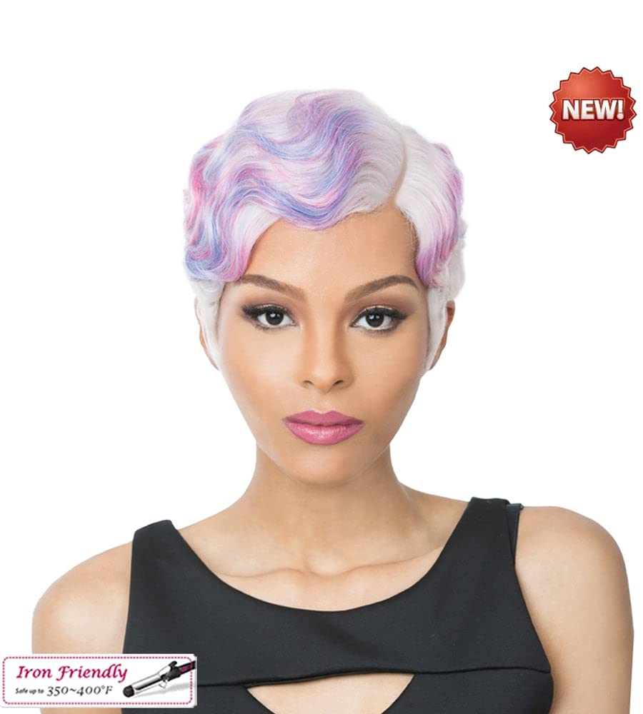 it's a wig! Synthetic Hair Wig Nuna (1B - OFF BLACK) Find Your New Look Today!