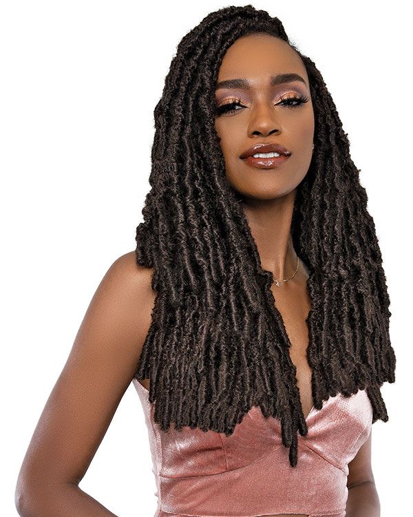 Janet Collection Nalatress Synthetic Hair Crochet Braid POETRY LOCS 18