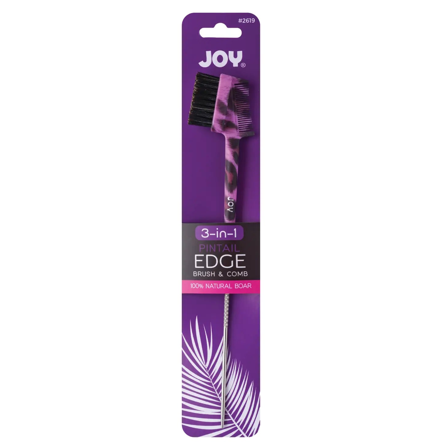 Joy 3-in-1 Pintail Edge Brush & Comb -Assorted COLORS