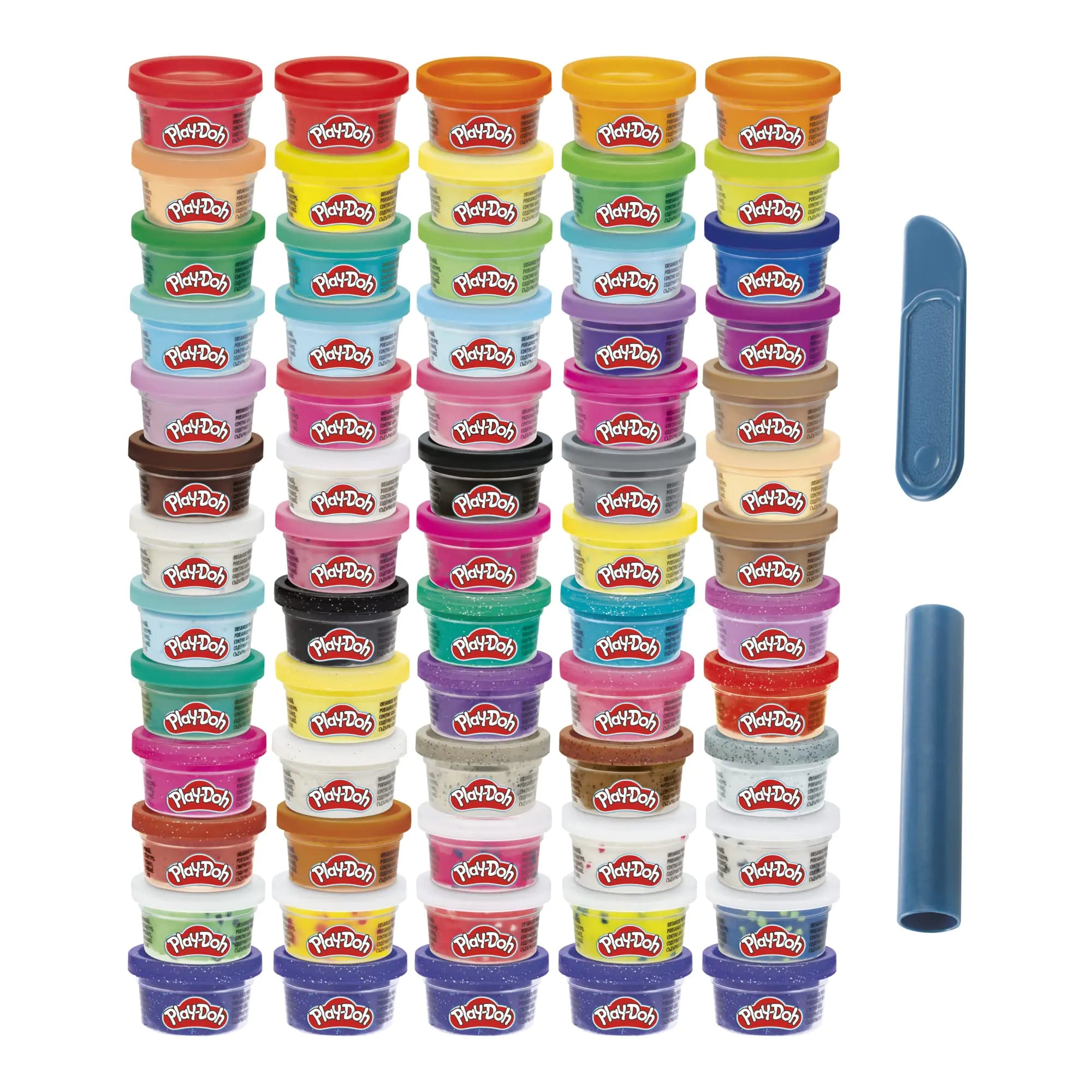 Play-Doh Ultimate Color Collection 65-Pack of 1-oz Cans Includes Sparkle Confetti & Color Burst Back to School Classroom Supplies Preschool Toys Ages 2+ (Amazon Exclusive)